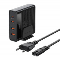 Uzlādes stacija GaN 100 W Mcdodo CH-1802, 2x USB-C, 2x USB-A (melns)