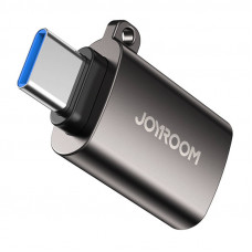 C tipa USB vīrišķais-sieviešu adapteris Joyroom S-H151 (melns)