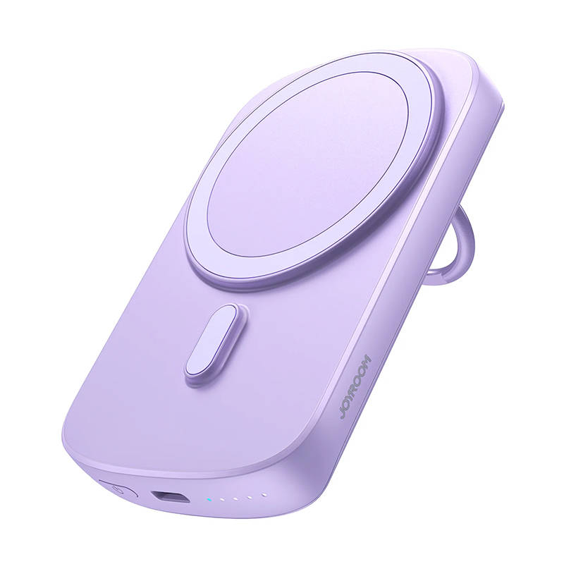 Power Banks gredzenu turētājs 20W 6000mAh Joyroom JR-W030 (violeta) 10 + 4 gab. PAR BRĪVU