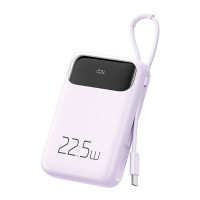 Power Bank MC-3245 10000mAh, 22,5W, līdz C (violeta)