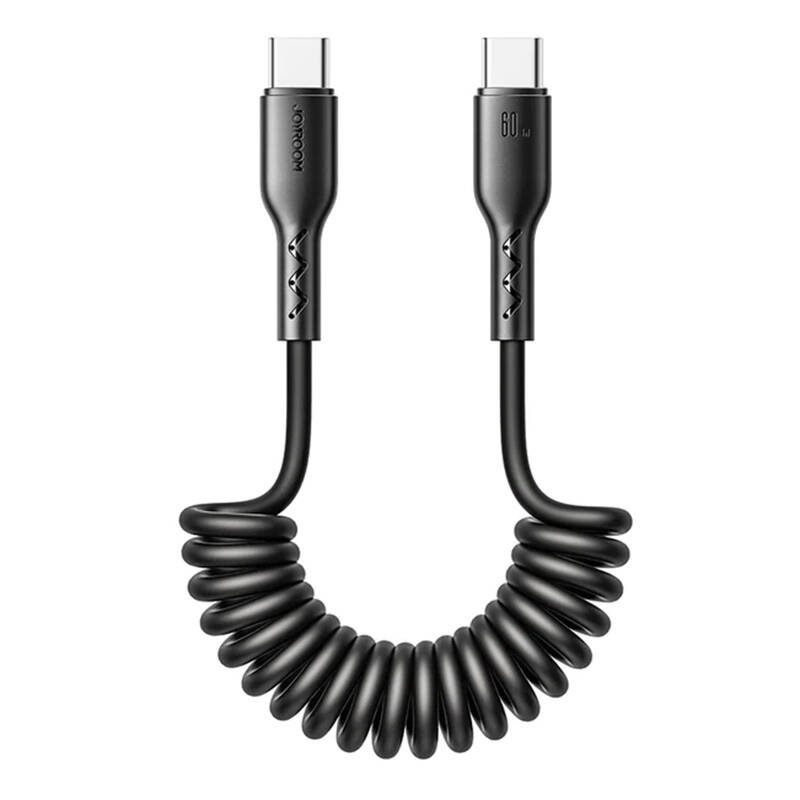 Joyroom Fast Charging cable for car Joyroom Type-C to Type-C Easy-Travel Series 60W 1.5m, coiled (black)