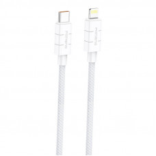 Foneng Cable USB-C do Lightning Foneng XS02 PD27W, 1,2m (biały)