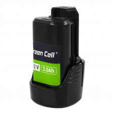 Green Cell Battery For Power Tools Green Cell PTBO12V3, Bosch GBA 12V 3Ah 1600A00X79