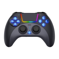 Ipega PG-P4023B bezvadu kontrolieris / GamePad PS4 skārienpaliktnis (melns)