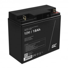 Green Cell Rechargeable battery AGM 12V 18Ah Maintenancefree for UPS ALARM