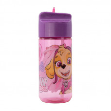 Ūdens pudele ar salmiņu bērniem STOR 74536 430 ml Paw Patrol (rozā)