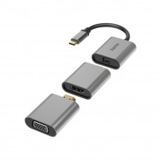 Hama 00200306 6in1 adapteris Connect2Go, USB-C, Mini-DisplayPort, HDMI, VGA