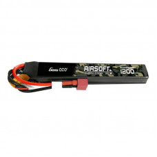 Gens Ace 25C 1200mAh 3S1P 11.1V seglu Airsoft Gun Lipo akumulators ar T spraudni