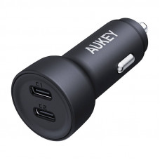 Aukey Wall charger Aukey CC-Y23, 2xUSB-C, 65W (black)