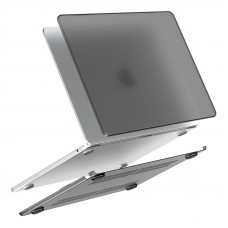 Lention, matēts aizsargmaciņš ,priekš MacBook Air 13,6" (melns)