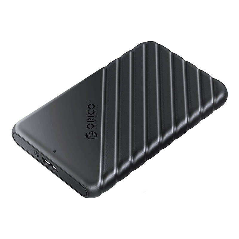 25PW1 HDD/SSD 2.5", 5Gbps, USB-A uz USB Micro-B diskdziņa korpuss (melns)