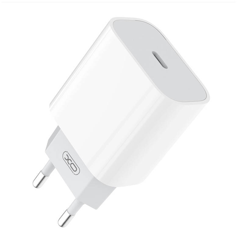 Sienas lādētājs, XO L77, USB-C 20 W (balts)