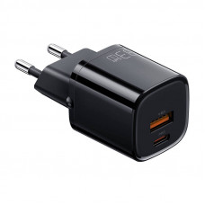 Mcdodo sienas lādētājs Mcdodo Nano GaN CH-0151, USB + USB-C, 33 W (melns)