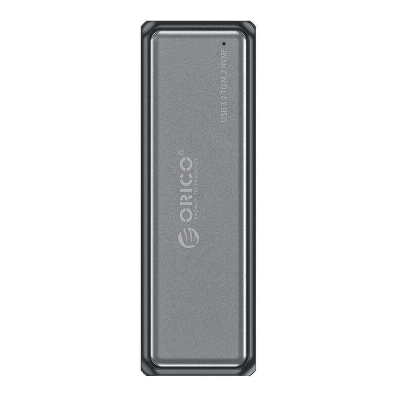 NVME M.2, 10 gb/s, USB-A–USB-A/C diska korpuss (pelēks)