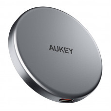 Magnētiskais bezvadu lādētājs MagFusion Aukey LC-MC10, 15 W Qi2 (melns)