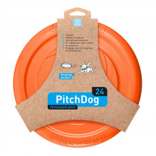 Frisbijs/disks suņiem Waudog 24 cm, oranžs