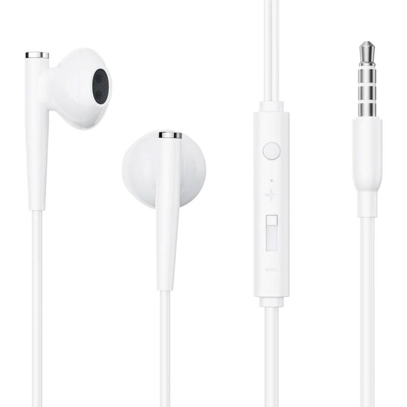 Joyroom Wired Earphones JR-EW04, Half in Ear (White) 10 + 4 pcs FOR FREE