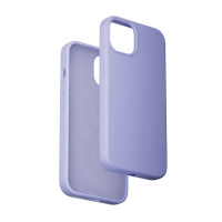 Silikona futrālis iPhone 15 Plus (violeta)