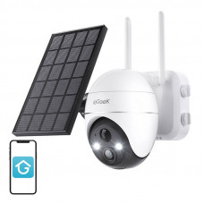 Iegeek Wireless 5MP WiFi outdoor camera ieGeek ZS-GX4S white with solar panel