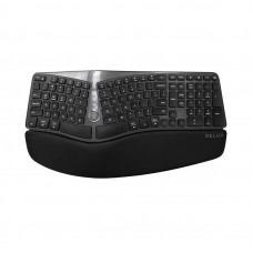 Delux bezvadu ergonomiskā tastatūra Delux GM901D BT+2.4G (melna)