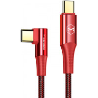 Mcdodo kabelis USB-C uz USB-C Mcdodo CA-8321 100W 90 grādi 1,2 m (sarkans)