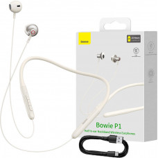 Baseus Neckband Magnetic Sport Earphones Baseus Bowie P1 (creamy-white)