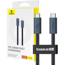 Baseus Flash 2 240 W 1 m USB-C uz USB-C, ātrās uzlādes kabelis, (melns)