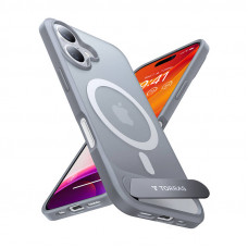 Torras Etui Torras Pstand Series do iPhone 16 Plus (Titanium gray)