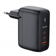 65 W sienas lādētājs Mcdodo CH-0291 2x USB-C, USB-A (melns)