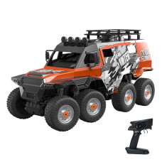 Double Eagle Remote-controlled RC eight-wheel remote control car 1:10 Double Eagle (orange) (amphibious) E373-003