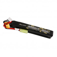 Gens Ace 25C 1500mAh 3S1P 11.1V Nunchuck 2X Airsoft Gun Lipo akumulators ar T spraudni