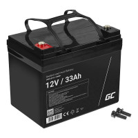 Bez apkopes AGM VRLA Green Cell AGM21 12V 33Ah akumulators (zāles pļāvējam, skrejritenim, laivai, ratiņkrēslam)