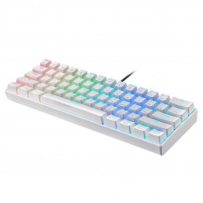 Mehāniskā spēļu tastatūra Motospeed CK61 RGB (balta)