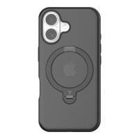 Torras Case Torras Ostand Spin tālrunim iPhone 16 Plus (melns)