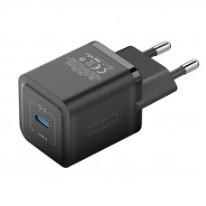 Sienas lādētājs, Vention, FEPB0-EU, USB-C, 20W, GaN (melns)