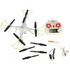 Syma X5HW 2.4GHz RC drons ar Wi-Fi kameru balta