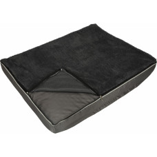 Orthopedic grey dog bed 90x70x10cm