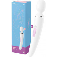 Satisfyer Wand-er Woman vibrators balts/hroms