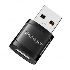 Essager Adapter OTG USB-C female to USB 3.0 male Essager (black)