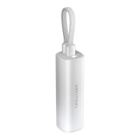 Powerbank 5000mAh Vention FHWM0 20W + USB-C līdz zibens kabelim (pelēks)