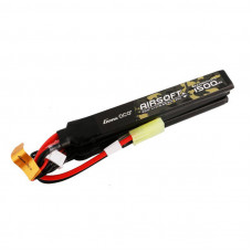 Gens Ace 25C 1500mAh 3S1P 11.1V Nunchuck 3X Airsoft Gun Lipo akumulators ar mini Tamiya spraudni