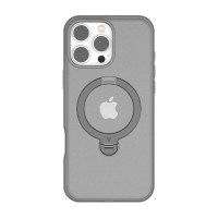 Maciņš ar gredzena statīvu Series priekš iPhone 16 Pro (titāna pelēks)