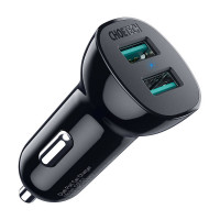 Choetech C0051 36W QC 3.0 car charger (black)