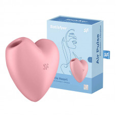 Klitora masieris ,Satisfyer Cutie Heart gaiši sarkans (rozā)