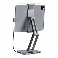 Invzi Docking station with stand for Tablet/iPad, INVZI, MH03, MagHub, 3x USB-C, 2x USB-A