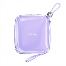 Powerbanks Joyroom JR-L002 Jelly 10000mAh, USB C, 22,5W (violeta), 10 + 4 gab. PAR BRĪVU