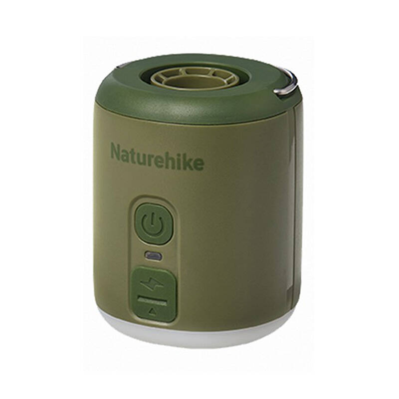 Naturehike Wind, Mini daudzfunkcionālais sūknis ar lampiņu,CNK2300DQ022 zaļš