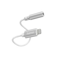 Hama 00187210 Lightning adapteris 3,5 mm audio ligzdai, balts