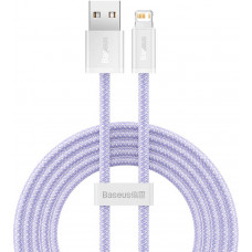 USB kabelis, Lightning Baseus Dynamic 2 Series, 2.4A, 2m (violeta)