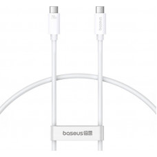 Baseus Superior USB4 USB-C uz USB-C kabelis, 240W, 1m (balts)